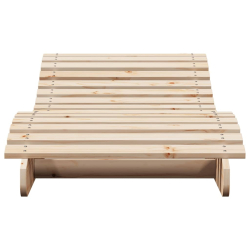 Leżak, 205x70x31,5 cm, lite drewno sosnowe
