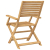 Składane krzesła ogrodowe, 4 szt., 54,5x61,5x86,5 cm, akacja