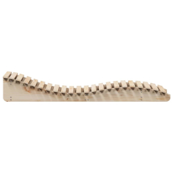 Leżaki, 2 szt., 205x60x31,5 cm, lite drewno sosnowe