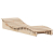 Leżaki, 2 szt., 205x60x31,5 cm, lite drewno sosnowe