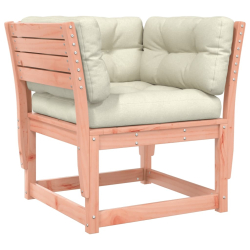 Fotel ogrodowy z podłokietnikami/ poduszkami, drewno daglezjowe