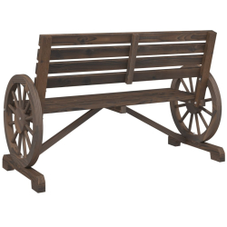 2-osobowa ławka ogrodowa Adirondack, lite drewno jodłowe