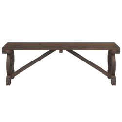 Ławka ogrodowa, 115 cm, lite drewno jodłowe