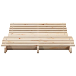 Leżak, 205x110x31,5 cm, lite drewno sosnowe