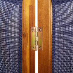 Parawan 6-panelowy, ciemnoniebieski, 420x180 cm