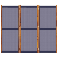 Parawan 3-panelowy, ciemnoniebieski, 210x180 cm