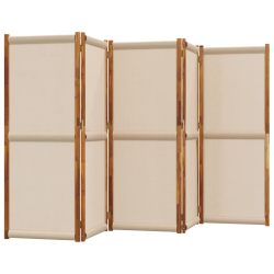Parawan 5-panelowy, taupe, 350x180 cm