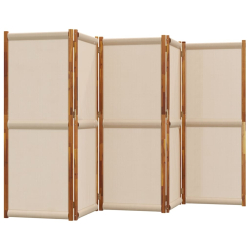 Parawan 5-panelowy, taupe, 350x180 cm