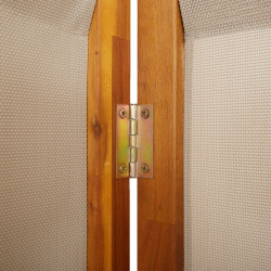 Parawan 5-panelowy, taupe, 350x180 cm
