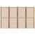 Parawan 4-panelowy, taupe, 280x180 cm
