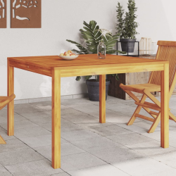 Ogrodowy stół jadalniany, 110x110x75 cm, lite drewno akacjowe