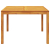 Ogrodowy stół jadalniany, 110x110x75 cm, lite drewno akacjowe