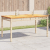 Stół ogrodowy, beżowy, 140x80x75 cm, polirattan i akacja