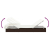 Leżak ze składanym dachem, brązowy, 213x63x97 cm, polirattan