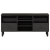 Szafka pod telewizor, czarna, 100x33x46 cm, lite drewno mango