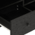 Szafka pod telewizor, czarna, 100x33x46 cm, lite drewno mango