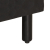 Szafka pod telewizor, czarna, 100x33x46 cm, lite drewno mango