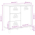 Szafka VIKEN, antracytowa, 80x40x80 cm, lite drewno sosnowe