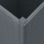 Donice ogrodowe, 2 szt., szare, 32,5x32,5x57, PP