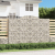 Kosze gabionowe, 11 szt, 300x50x200/220cm, galwanizowane żelazo