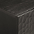 Szafka pod telewizor, czarna, 105x33x46 cm, lite drewno mango