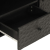 Szafka pod telewizor, czarna, 105x33x46 cm, lite drewno mango