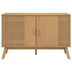 Komoda OLDEN, brązowa, 114x43x73,5 cm, lite drewno sosnowe