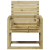 Krzesło ogrodowe, 57,5x63x76 cm, impregnowane drewno sosnowe