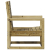 Krzesło ogrodowe, 57,5x63x76 cm, impregnowane drewno sosnowe