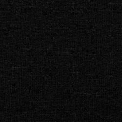 Sofa Chesterfield, dwuosobowa, czarna, obita tkaniną