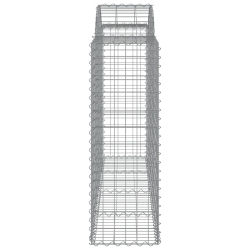 Kosze gabionowe, 40 szt, 200x50x120/140cm, galwanizowane żelazo
