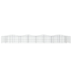Łukowaty kosz gabionowy, 400x100x50 cm, galwanizowane żelazo