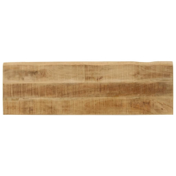 Ławka z naturalną krawędzią drewna, 105 cm, lite drewno mango