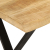 Ławka z naturalną krawędzią drewna, 105 cm, lite drewno mango