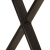 Ławka z naturalną krawędzią drewna, 105 cm, lite drewno mango