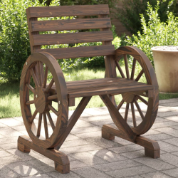 Krzesła ogrodowe, 2 szt., 58x58x78,5 cm, lite drewno jodłowe