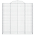 Kosze gabionowe, 15 szt, 200x50x200/220cm, galwanizowane żelazo
