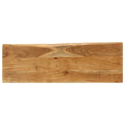 Ławka z naturalną krawędzią drewna, 105 cm, drewno akacjowe