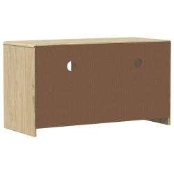 Szafka pod TV SAUDA, kolor dębu, 99x43x55 cm, drewno sosnowe