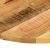 Blat stołu, Ø 80x3,8 cm, okrągły, surowe lite drewno mango