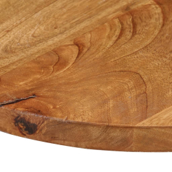 Blat stołu, Ø 70x3,8 cm, okrągły, lite drewno mango