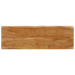 Ławka z naturalną krawędzią drewna, 105 cm, drewno akacjowe