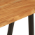 Ławka z naturalną krawędzią drewna, 105 cm, drewno akacjowe