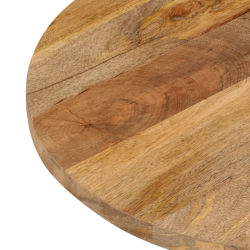 Blat stołu, 140x60x2,5 cm, owalny, lite drewno mango