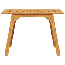 Ogrodowy stół jadalniany, 110x56x75 cm, lite drewno akacjowe