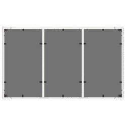 Stół ogrodowy ze szklanym blatem, biały, 150x90x75 cm rattan PE