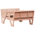Stół piknikowy dla dzieci, 88x122x58 cm, lite drewno daglezjowe