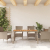 Stół ogrodowy, beżowy 150x90x75 cm, rattan PE i drewno akacjowe