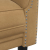 Sofa 3-osobowa, brązowa, tapicerowana aksamitem