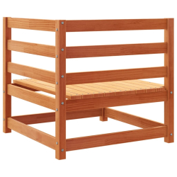 4-cz. zestaw wypoczynkowy do ogrodu, woskowy brąz, sosnowy